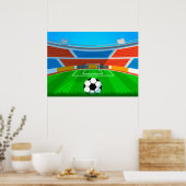 Football veld poster (Keuken)