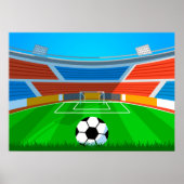 Football veld poster (Voorkant)