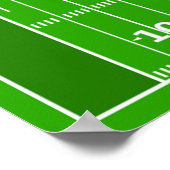 Football veld poster (Hoek)
