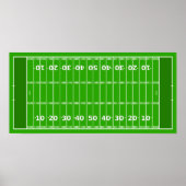 Football veld poster (Voorkant)