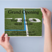 Football veld Tien Flyer (Hand)