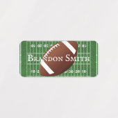 Football Veldbalknaamlabels Labels (Design 1)