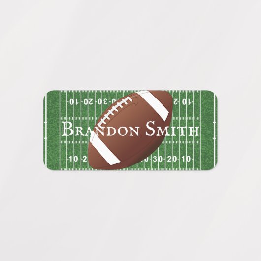 Football Veldbalknaamlabels Labels (Design 1)
