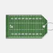 Football veldeffectcadeautjes Labels Cadeaulabel (Voorkant (Horizontaal))
