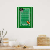 Football veldeppelnaam | Neen | School Poster (Keuken)