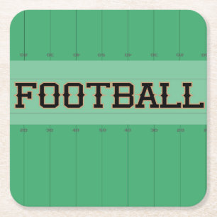 Football Veldmarkeerteken Kartonnen Onderzetters