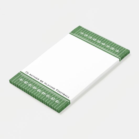 Football Veldontwerp Post-it® Notes (Schuin)