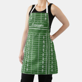 Football Veldontwerp Schort
