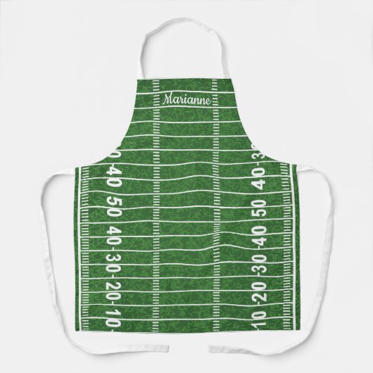 Football Veldontwerp Schort (Voorkant)