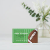Football Veldspeeldatum kaart Contactkaartje (Staand voorkant)