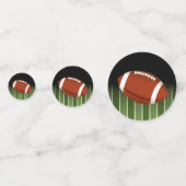 Football Veldspel Dagtafel Confetti (Achterkanten)