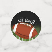 Football Veldspel Dagtafel Confetti (Kleine voorkant)