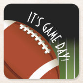 Football Veldspeldag Kartonnen Onderzetters (Voorkant)