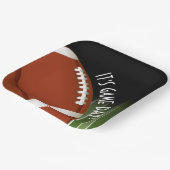 Football Veldspeldag vierkant Papieren Bordje (Gebogen)