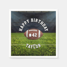 Football veldteam nummer sport fijne dag servet