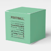 FOOTBALL-veldterminologie gepersonaliseerd Bedankdoosjes (Voorkant Zijde)