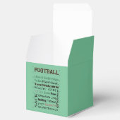 FOOTBALL-veldterminologie gepersonaliseerd Bedankdoosjes (Geopend)