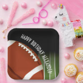 Football Veldverjaardag Papieren Bordje (Feest)