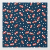 Football Venster vastklikken Raamsticker (Vel)