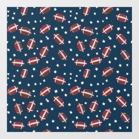 Football Venster vastklikken Raamsticker (Vel)