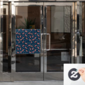 Football Venster vastklikken Raamsticker (Kantoordeur)