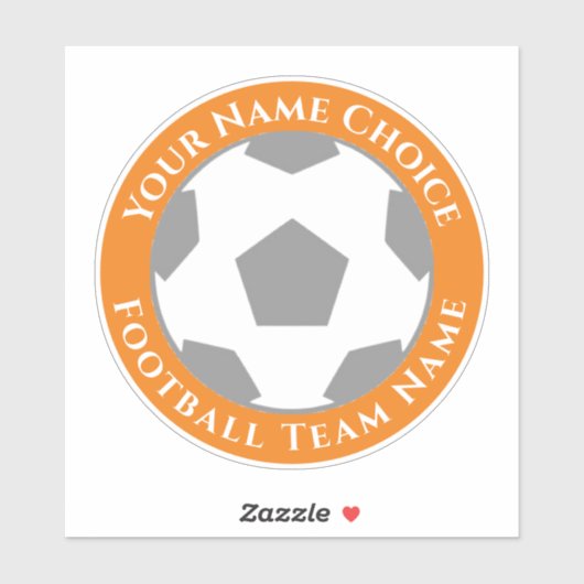Football ventilator op maat van teamnaam laptop sticker (Vel)