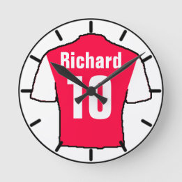 Football Ventilator Shirt aan Personaliseren. Ronde Klok