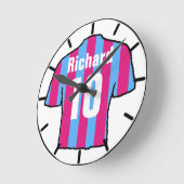 Football Ventilator Shirt aan Personaliseren. Ronde Klok (Hoek)