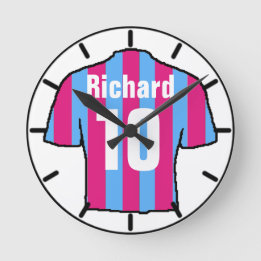 Football Ventilator Shirt aan Personaliseren. Ronde Klok