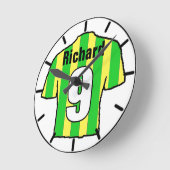 Football Ventilator Shirt aan Personaliseren. Ronde Klok (Hoek)