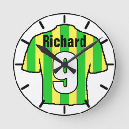 Football Ventilator Shirt aan Personaliseren. Ronde Klok