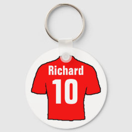 Football Ventilator Shirt aan Personaliseren. Sleutelhanger