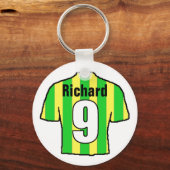 Football Ventilator Shirt aan Personaliseren. Sleutelhanger (Voorkant)