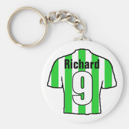 Football Ventilator Shirt aan Personaliseren. Sleutelhanger
