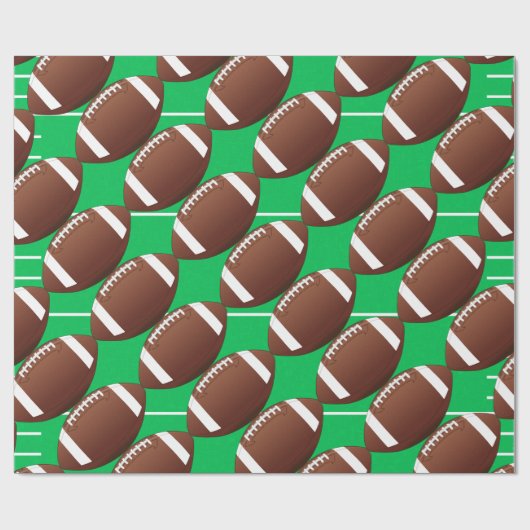 Football ventilatorhandleiding cadeaupapier (Vlak)