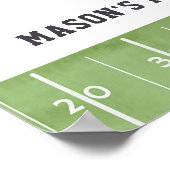 Football Verjaardag, Autograph My Ball Autograph G Poster (Hoek)