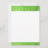 Football Verjaardag Eerste jaar Down 1st Invitatio Kaart (Achterkant)