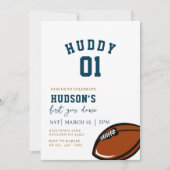 Football Verjaardag, Eerste jaar Down, Game On Kaart (Voorkant)