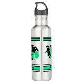 Football Verjaardag Gift, Football Vrouwen Meisje  Waterfles (Achterkant)