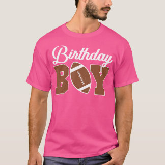 Football Verjaardag Jongen Verjaardag Party Jongen T-shirt
