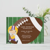 Football verjaardag kaart (Staand voorkant)