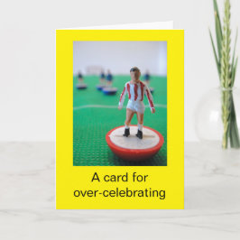 Football verjaardag kaart