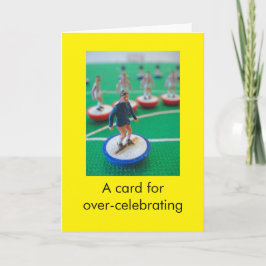 Football verjaardag kaart