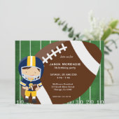 Football verjaardag kaart (Staand voorkant)