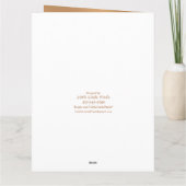 Football Verjaardag Kaart met NAAM, NUMMER, BERICH (Achterkant)