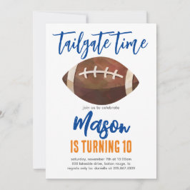 Football Verjaardag Nodig ELKE KLEUR COMBO Kaart