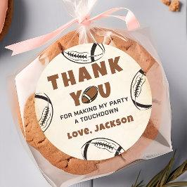 Football Verjaardag Sticker