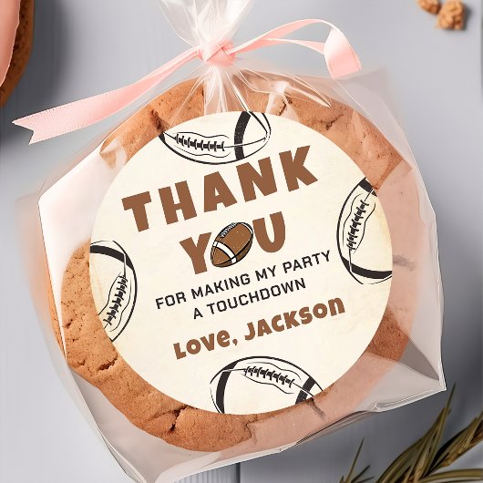  Football Verjaardag Sticker