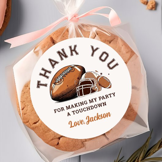 Football Verjaardag Sticker