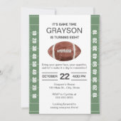 Football Verjaardag Uitnodiging 5x7 (Voorkant)